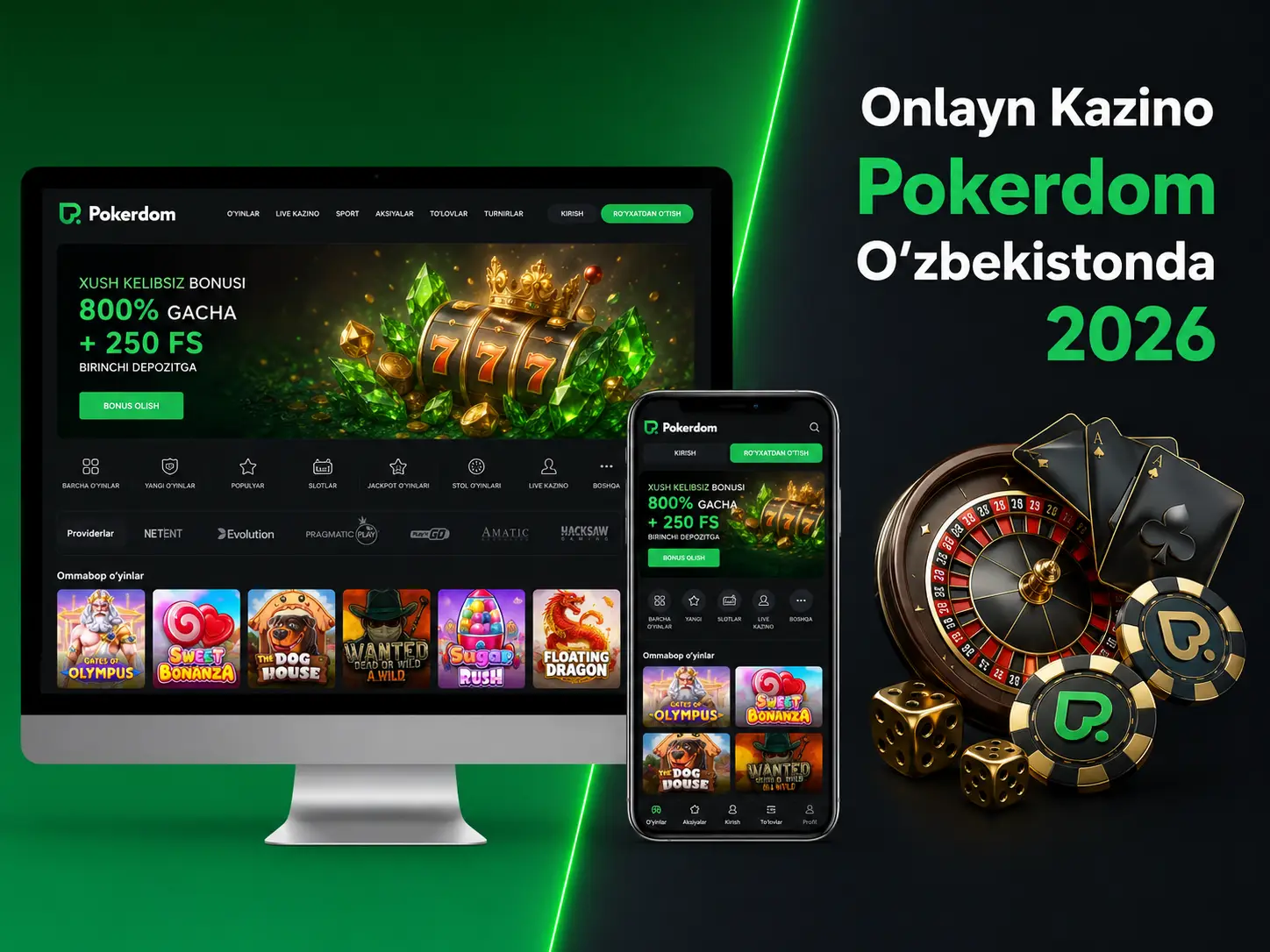 Live-kazino Pokerdom